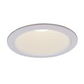 Designers Fountain 6 inch R30 White Recessed Baffle Trim EVRT634WH